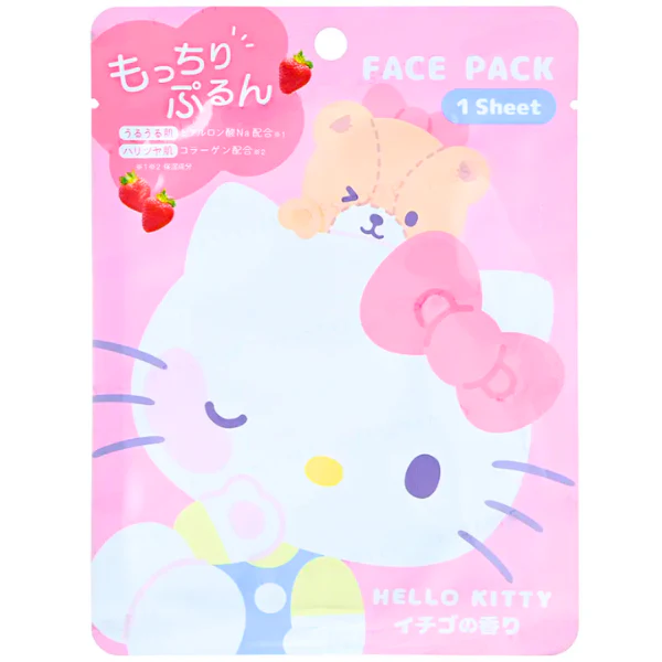 CRUX - Sanrio Face Pack Hello Kitty - Strawberry