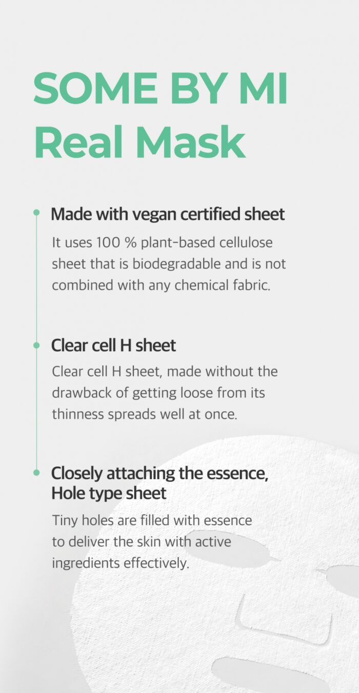 Some By Mi - Real Aha Bha Pha Calming Care Mask - Imagen 2