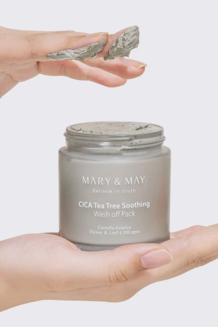 Mary&May - Cica Tea Tree Soothing Wash Off Mask Pack - Imagen 2
