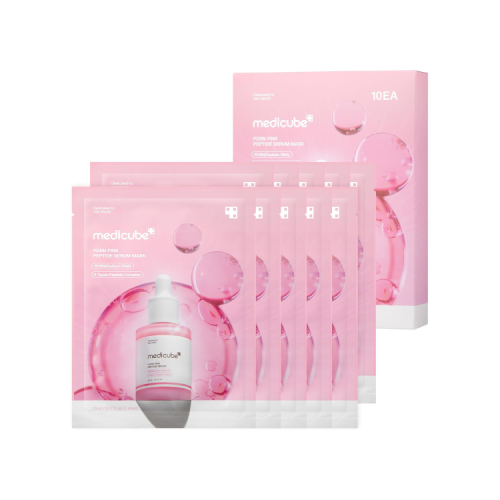 Medicube PDRN Pink Peptide Serum mask
