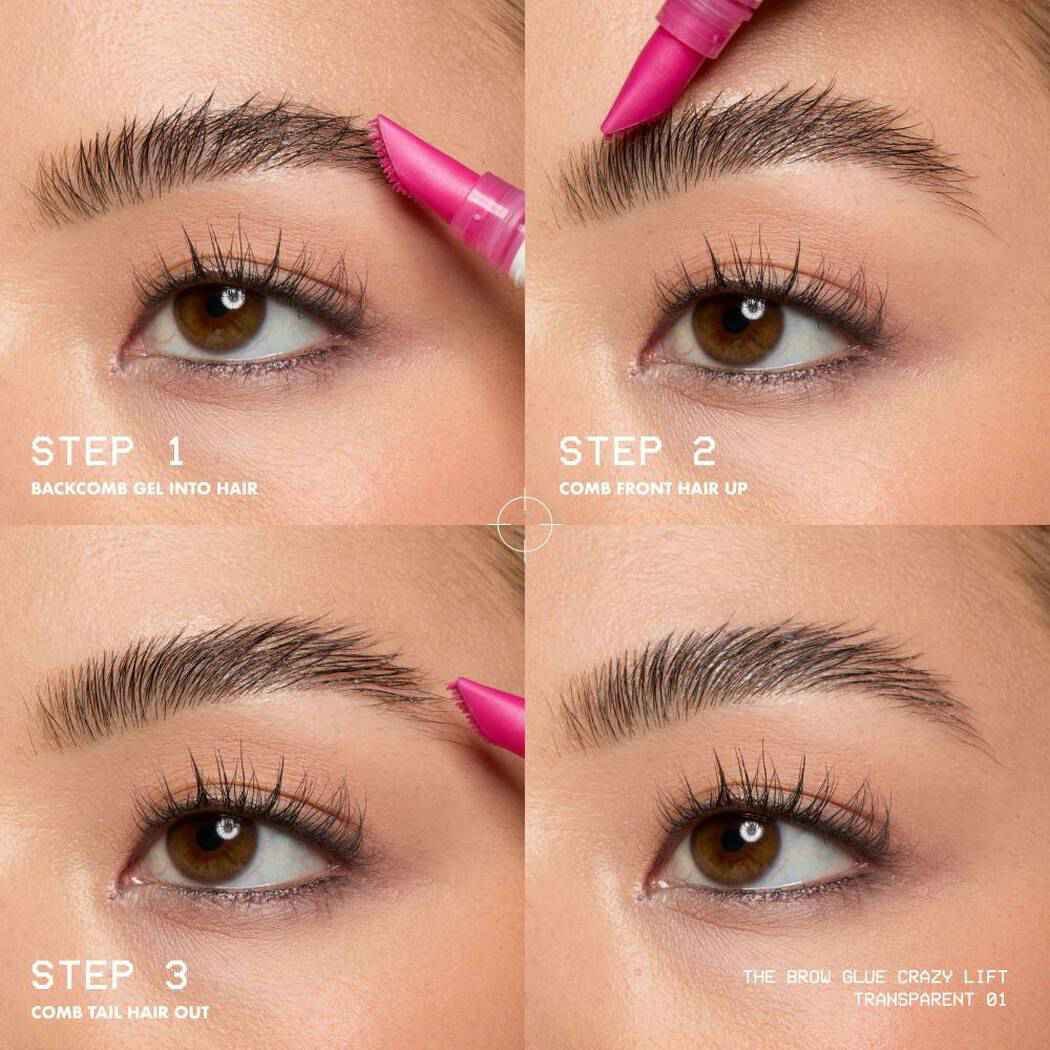 NYX - Professional Makeup The Brow Glue Crazy Lift Eyebrow Gel - Imagen 2