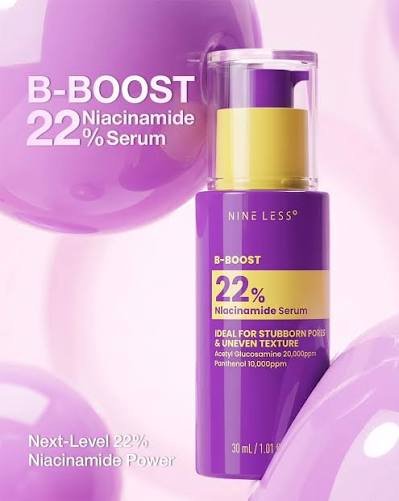 Nine Less -B Boost 22% Niacinamide serum